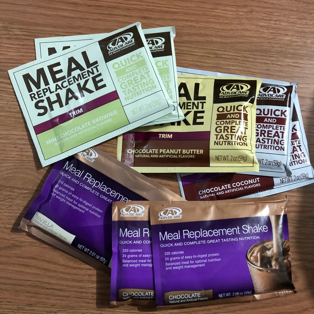 ADVOCARE replacement shakes with limited edition
